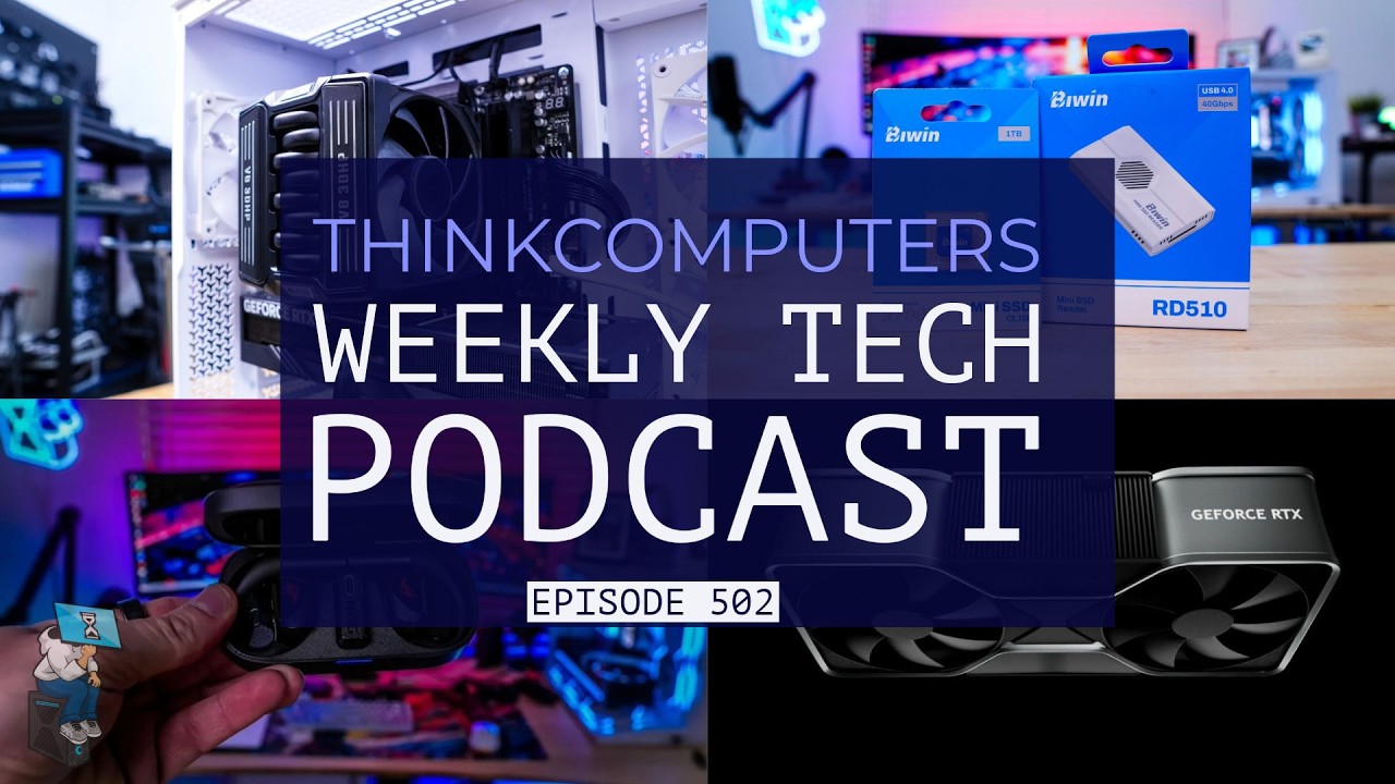 ThinkComputers Podcast #502 - Cooler Master V8 is Back! GeForce Week, $50 PC Case & More!