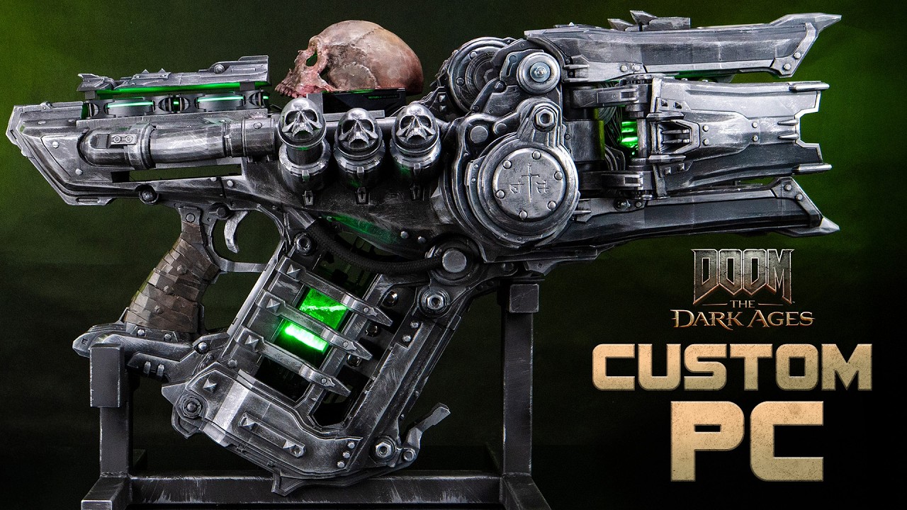 TO JEST KOMPUTER! Zbudowałem ogromny PC Skullcrasher - DOOM The Dark Ages - Custom PC