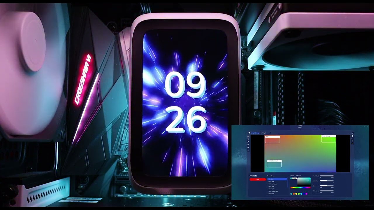 HYTE THICC Q60 Screen & Software Overview