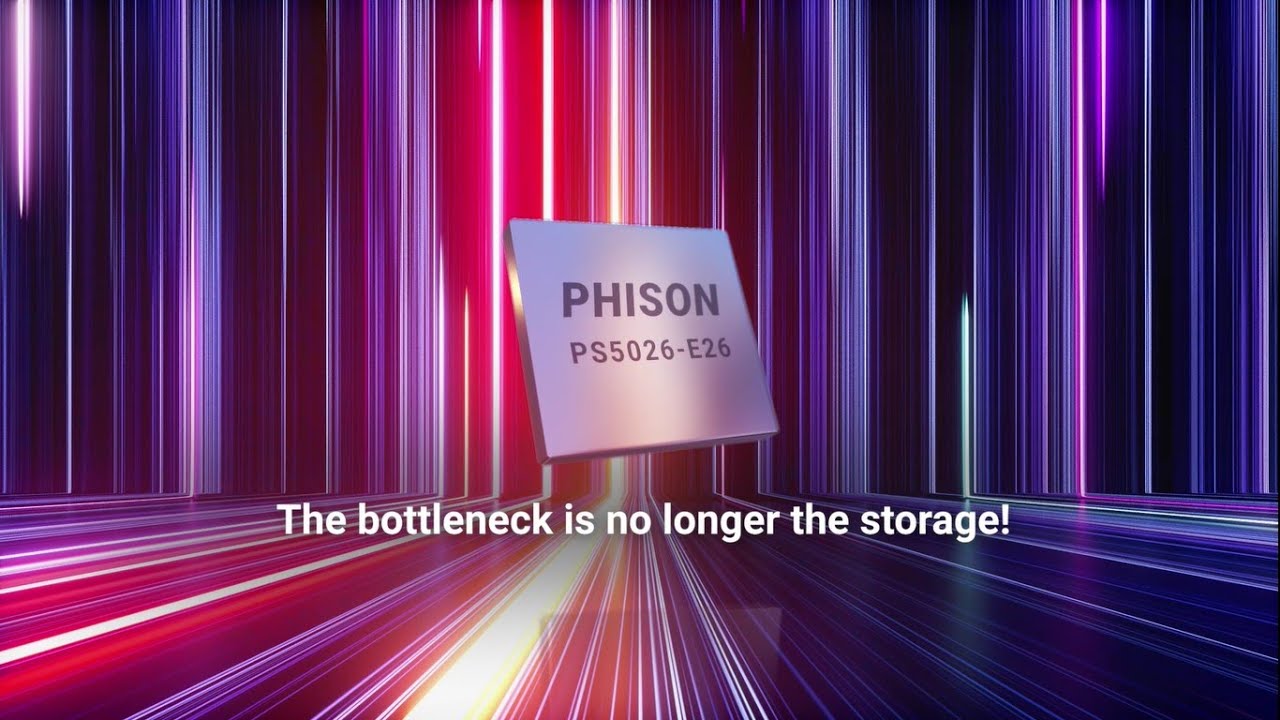 Phison’s Gen5 SSD Controller PS5026-E26 Performance Demo - The Bottleneck is No Longer the Storage