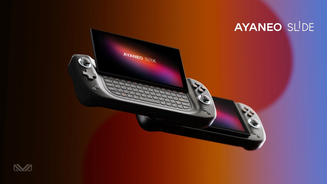 Full Keyboard AMD 7840U Handheld AYANEO SLIDE 🎮