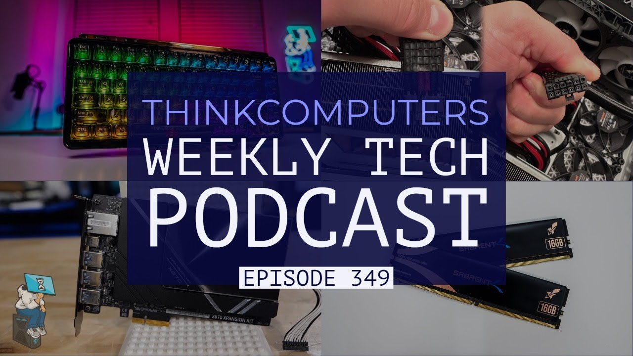 ThinkComputers Podcast #349 - BlackIO 83 Keyboard, AMD Game Bundle, RTX 4060 Ti Specs & More!