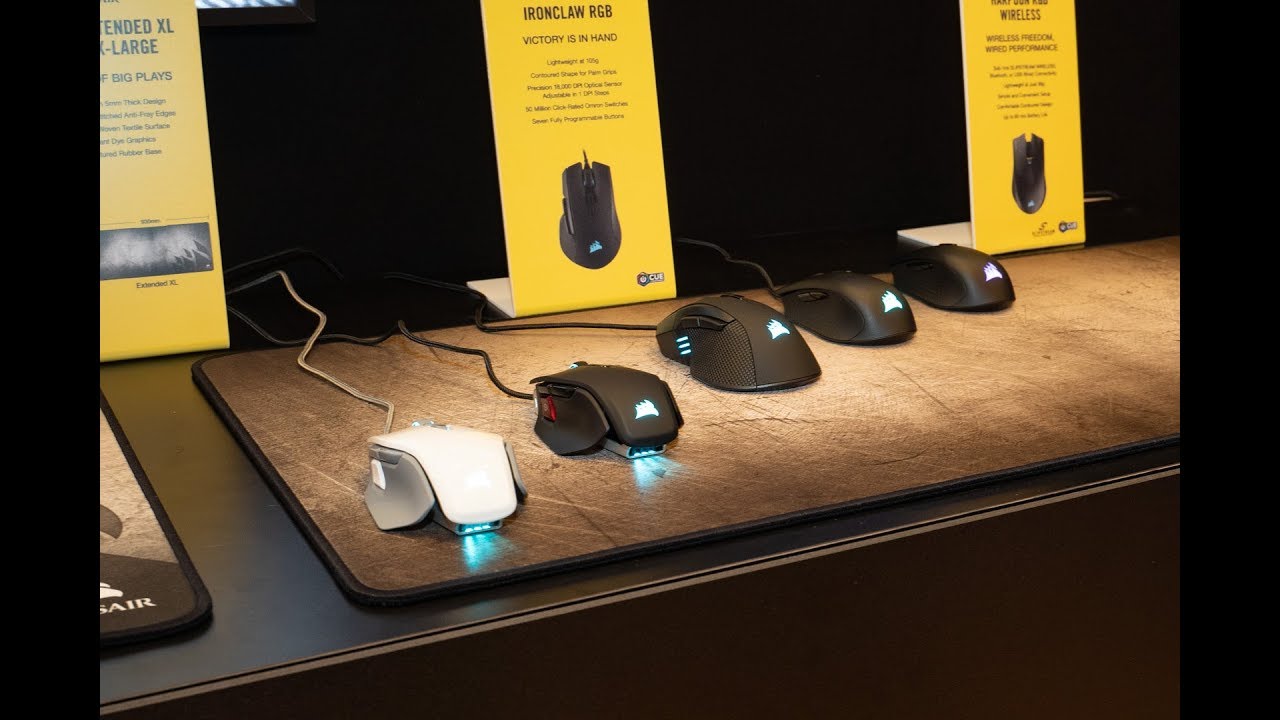 CES 2019: Corsair's Gaming Mice For 2019