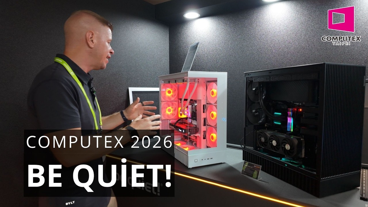 be quiet! at Computex 2026: New Cases, Coolers & More!