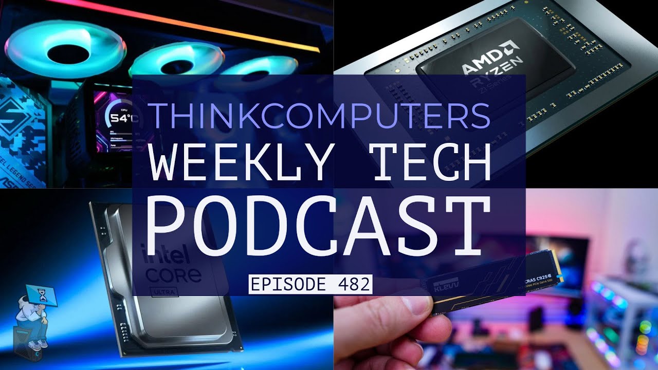 ThinkComputers Podcast #482 - First ASRock AiO, Intel Rethinking CPUs, DDR5 Prices Going Down?