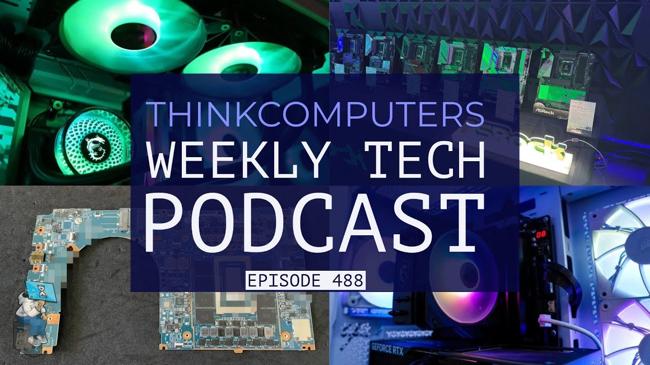 ThinkComputers Podcast #488 - ASRock Event, MSI CPU Coolers, NVIDIA N1 Laptop & More!