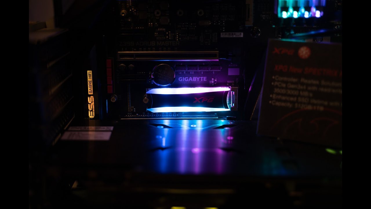 CES 2019: ADATA's Spectrix RGB M.2 SSD