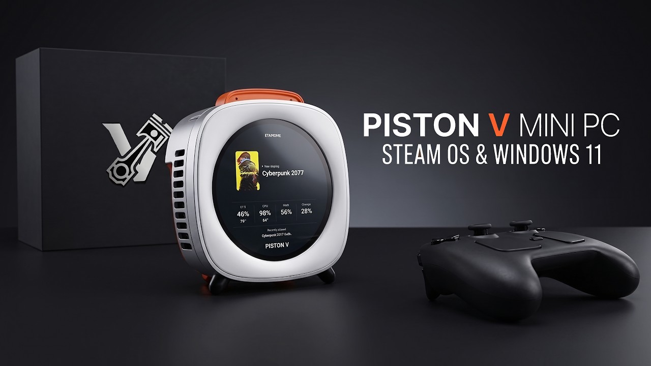 The New Piston V Is An Unreleased "SteamOS" Mini PC...Who Made It?