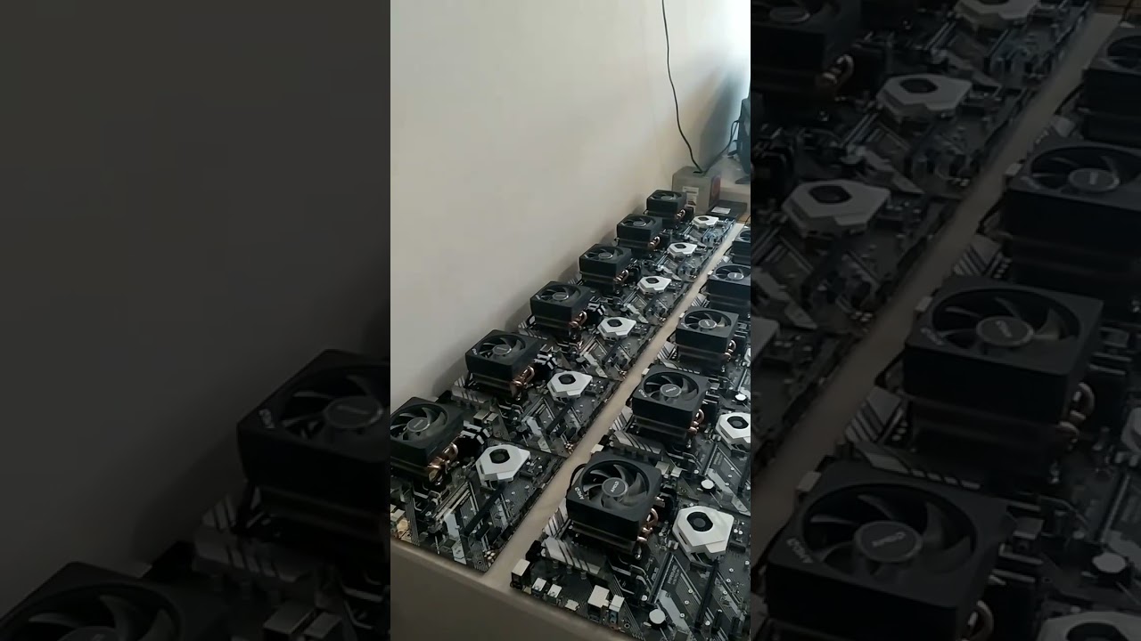 Mini granja de Raptoreum con CPUs AMD Ryzen 9