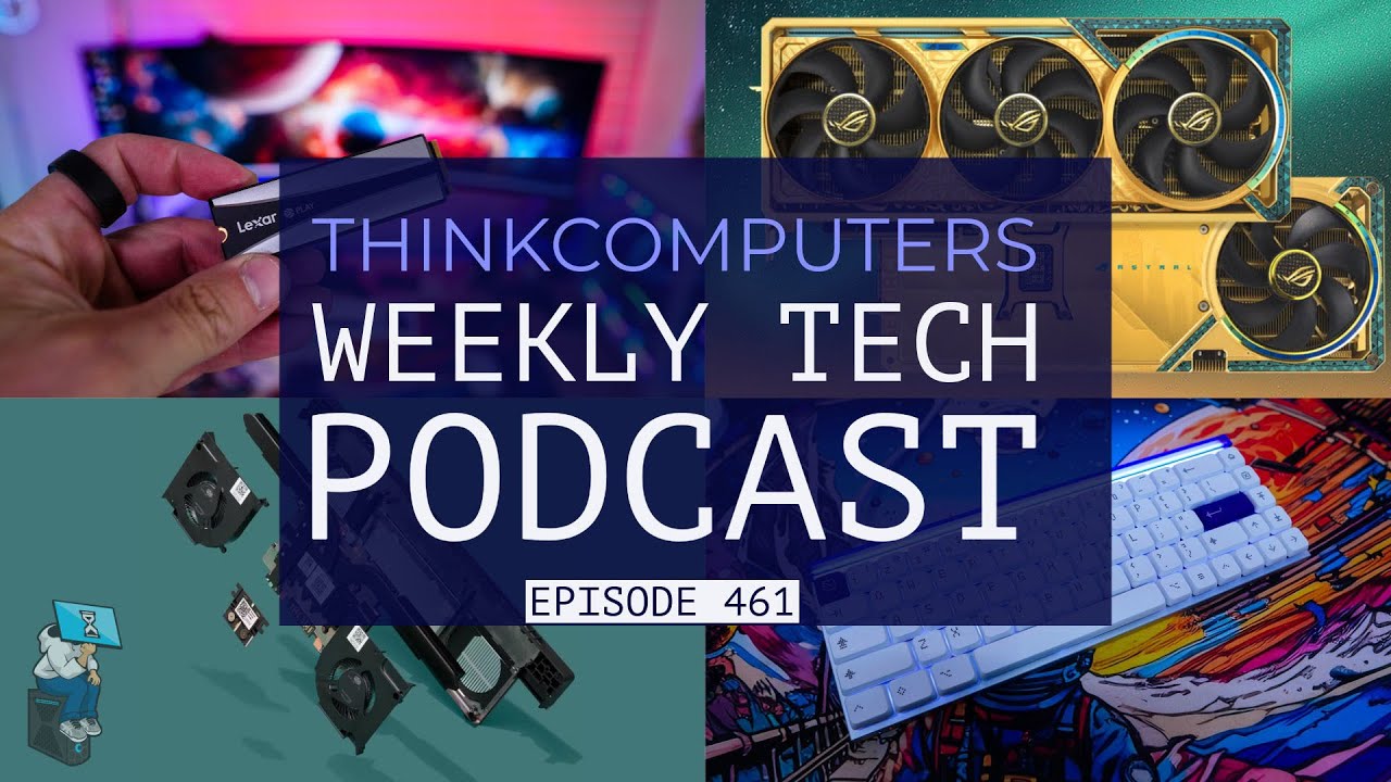 ThinkComputers Podcast #461 - Low Profile Keyboard, Swappable GPU Laptop & More!