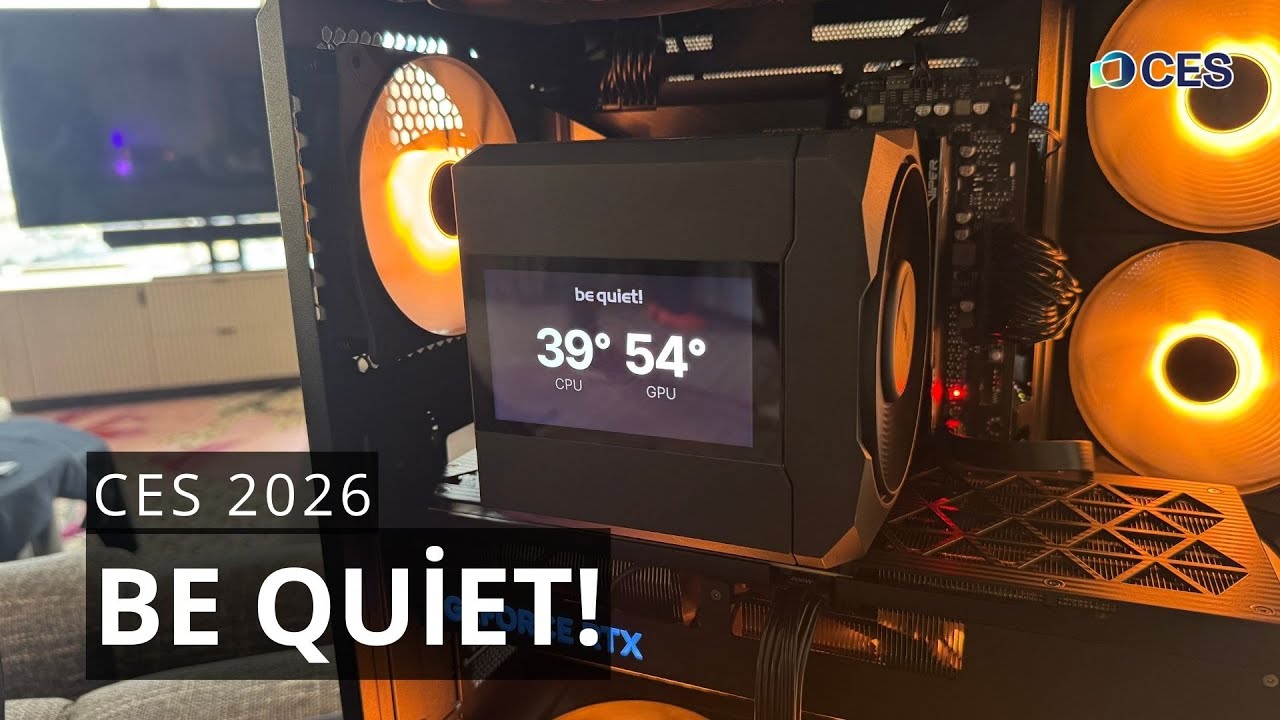 be quiet! Finally Adds Screens to their CPU Coolers at CES 2026!