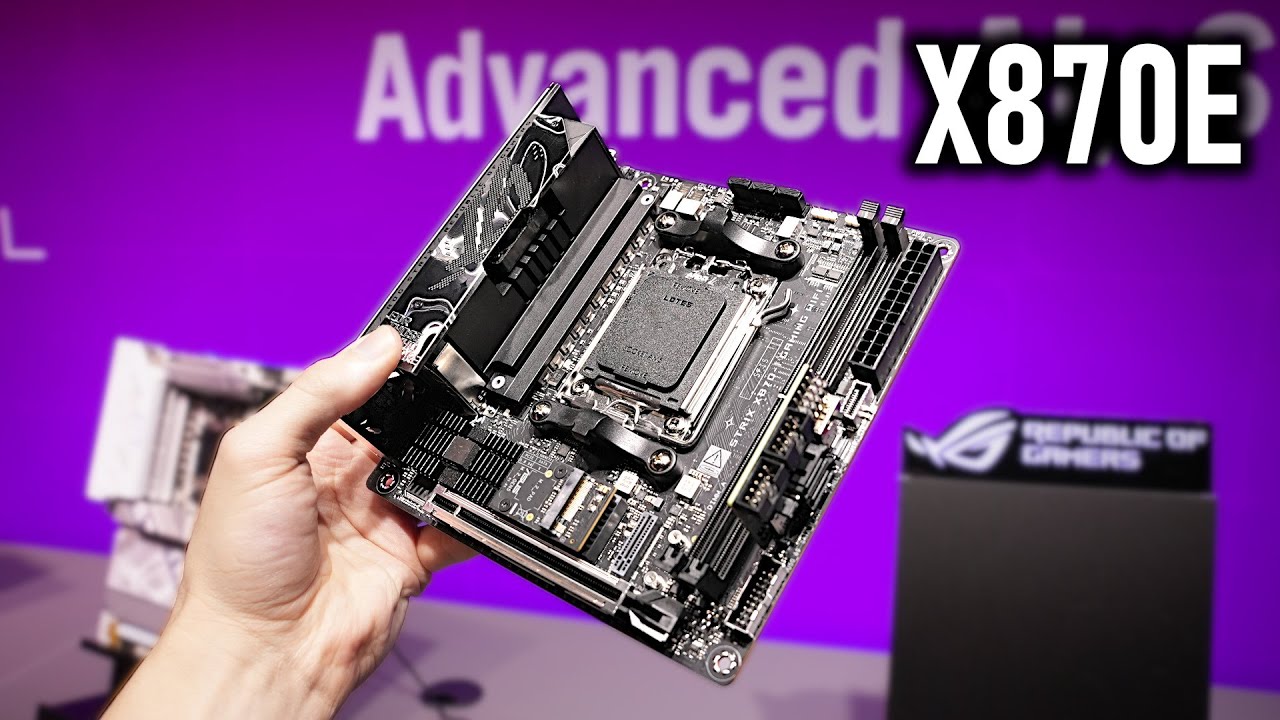 ASUS shows their new X870 AM5 Lineup at Gamescom 2024