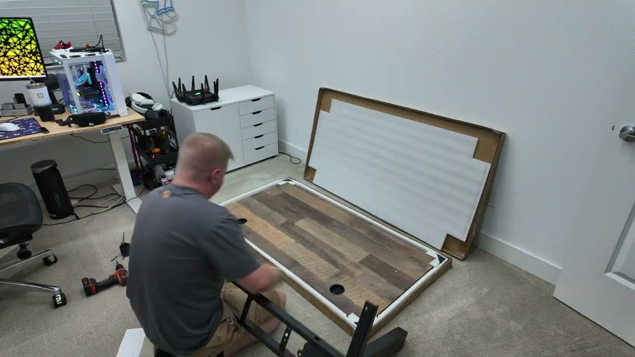 OdinLake Standing Desk S450 Assembly Timelapse