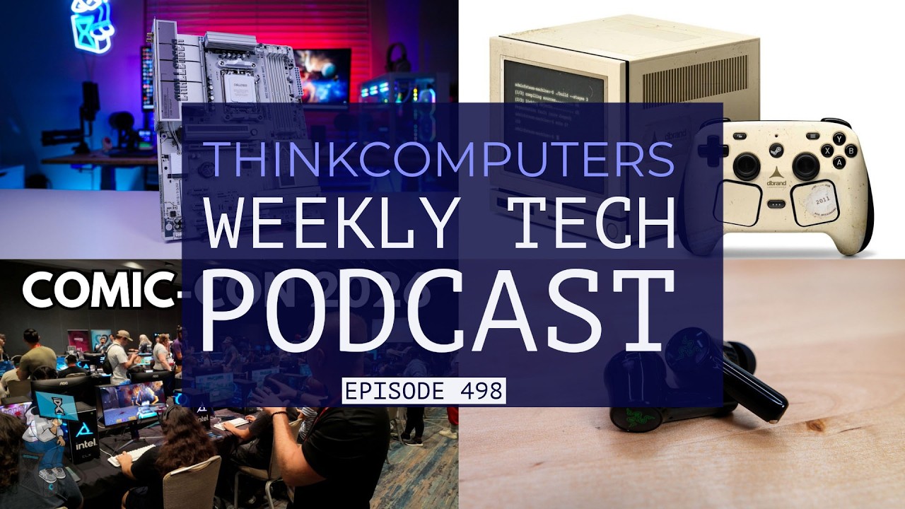 ThinkComputers Podcast #498 - Razer Earbuds, Comic-Con, Hardware Prices Keep Going up & More!