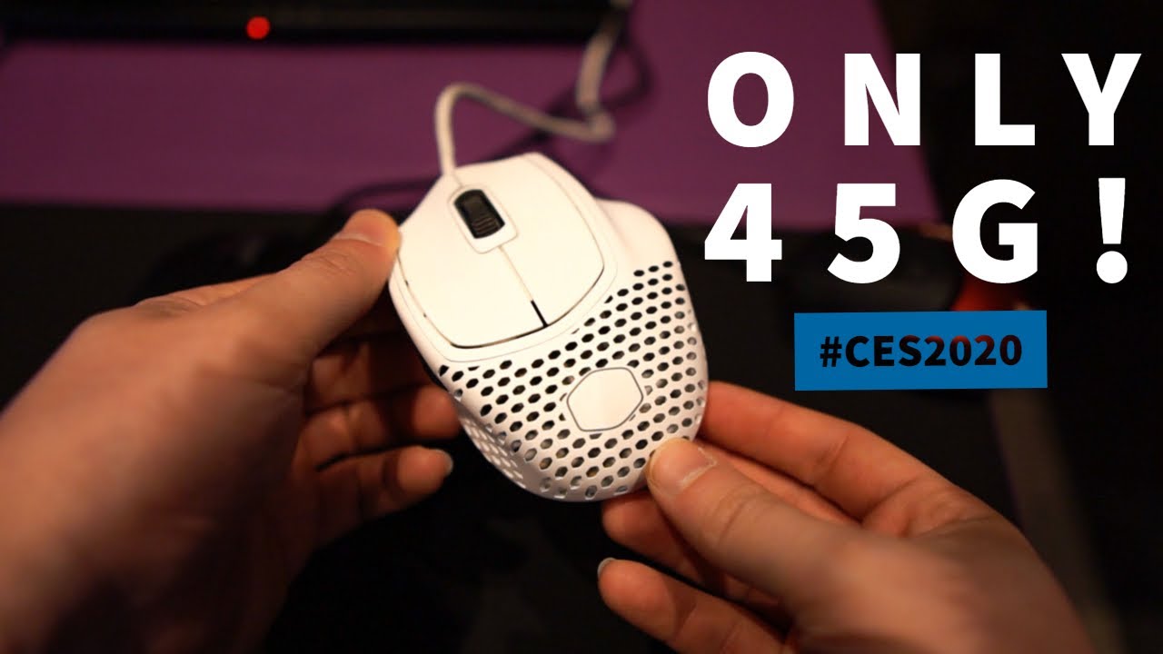 Cooler Master's new 45 gram Gaming Mouse and 60% Keyboard!