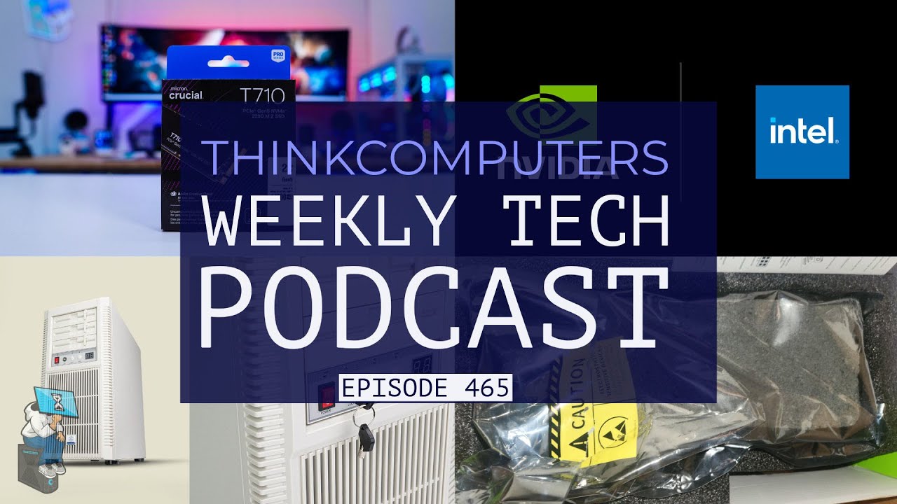 ThinkComputers Podcast #465 - Crucial T710, NVIDIA x Intel, Retro PC Case & More!