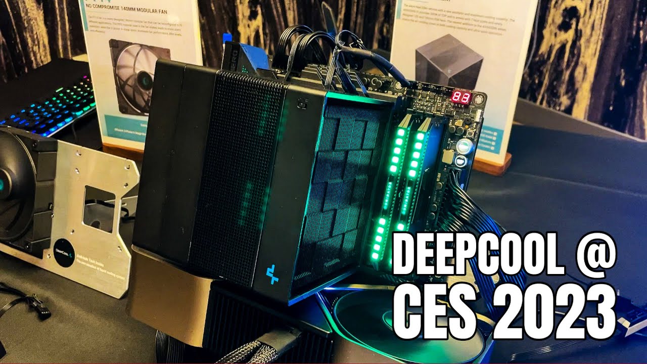 DeepCool Brings the BIGGEST Air Cooler to CES 2023!