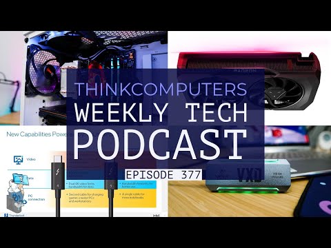 ThinkComputers Podcast #377 - Amazon CPU Cooler, RX 7600 XT, Thunderbolt 5 & More!