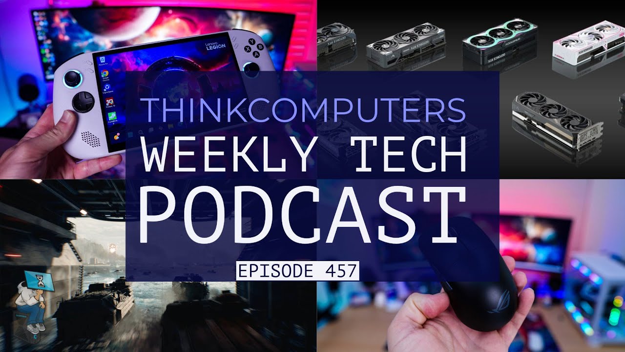ThinkComputers Podcast #457 - Lenovo Legion Go S, RTX 50 Super Series, Battlefield 6 Trailer