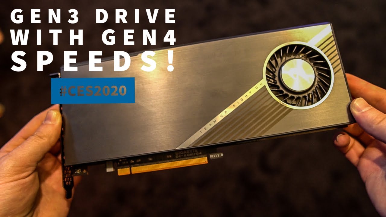 Gigabyte has a Gen3 Drive that will give you Gen4 Speeds!