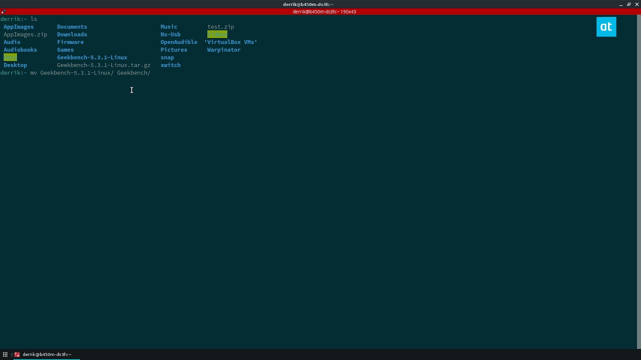 How to rename directory in Linux