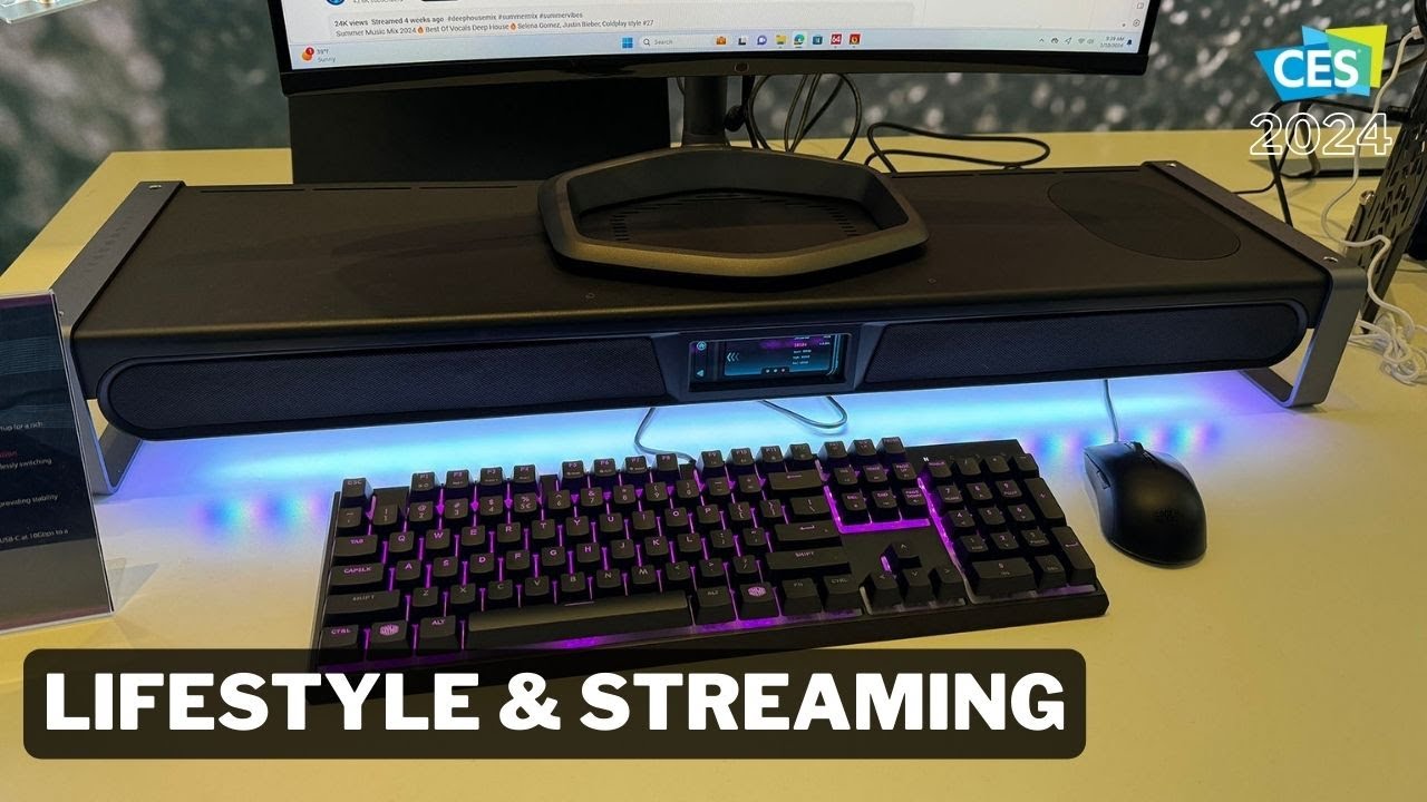 CES 2024 - Cooler Master Debuts New Desk Accessory and Stream Gear