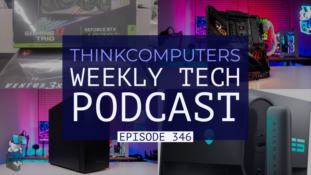 ThinkComputers Podcast #346 - ASRock Z790 Taichi, 500Hz Monitor, Crazy Keyboard & More!