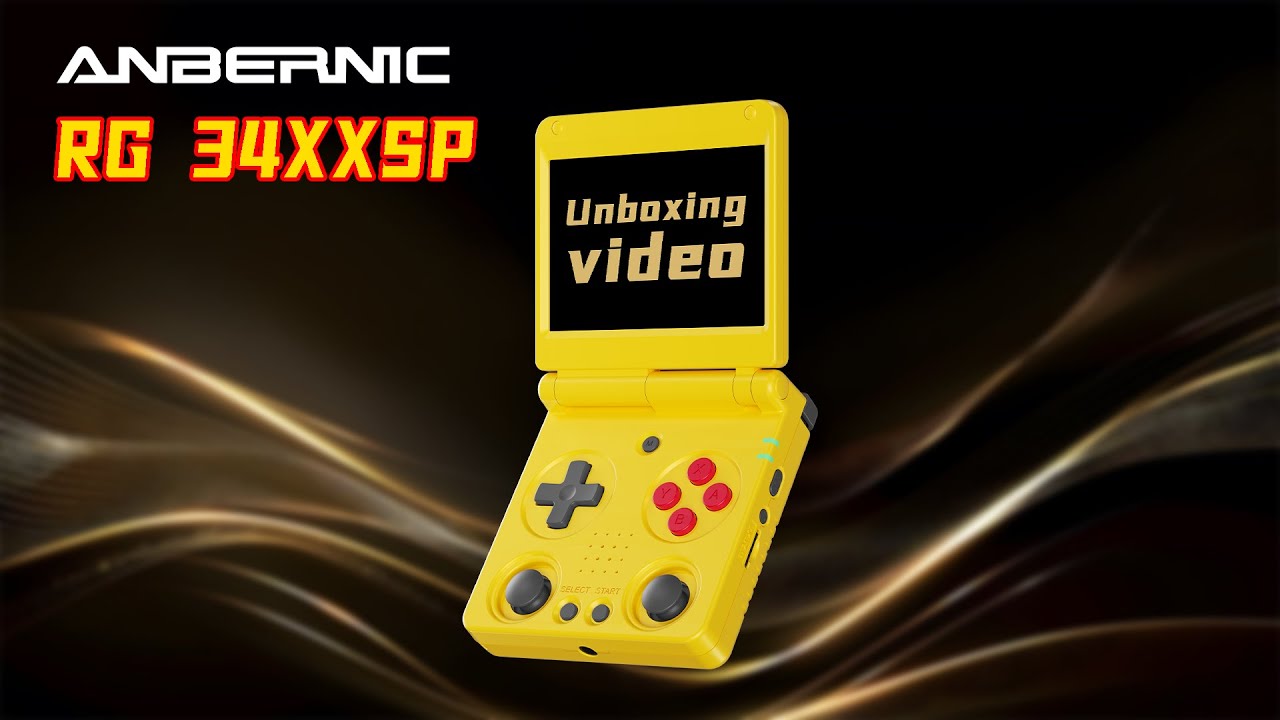 ANBERNIC RG 34XXSP Official Unboxing