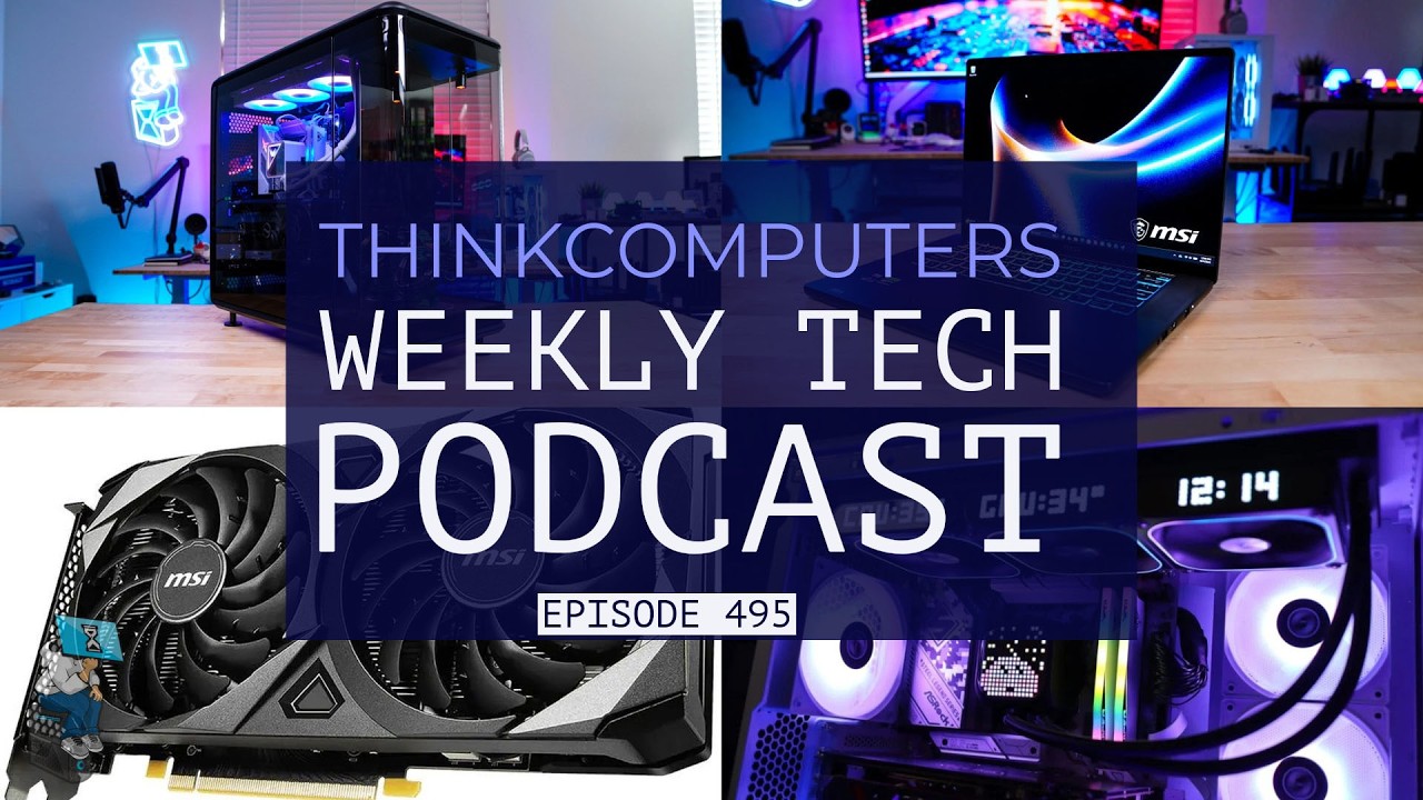 ThinkComputers Podcast #495 - RTX 3060 is back, Interesting PC Case, Windows Steam Machine & More!