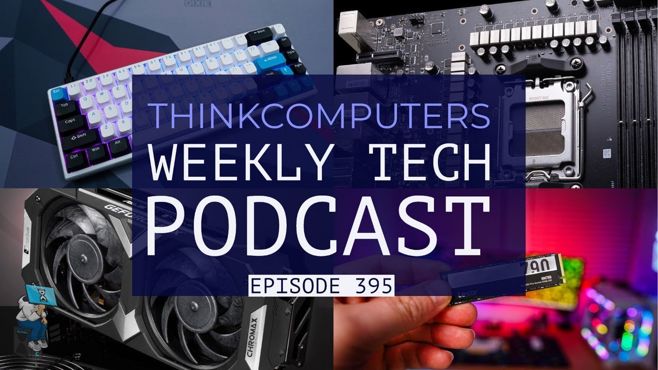 ThinkComputers Podcast #395 - Magnetic Keyboard, AMD X870E Detailed, Lamptron is Back & More!