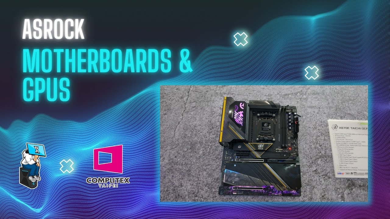 ASRock at Computex 2025: New Motherboards & Graphics Cards!