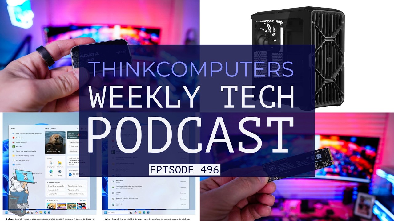 ThinkComputers Podcast #496 - Storage Reviews, HAF is Back, Windows Search Fixed & More!