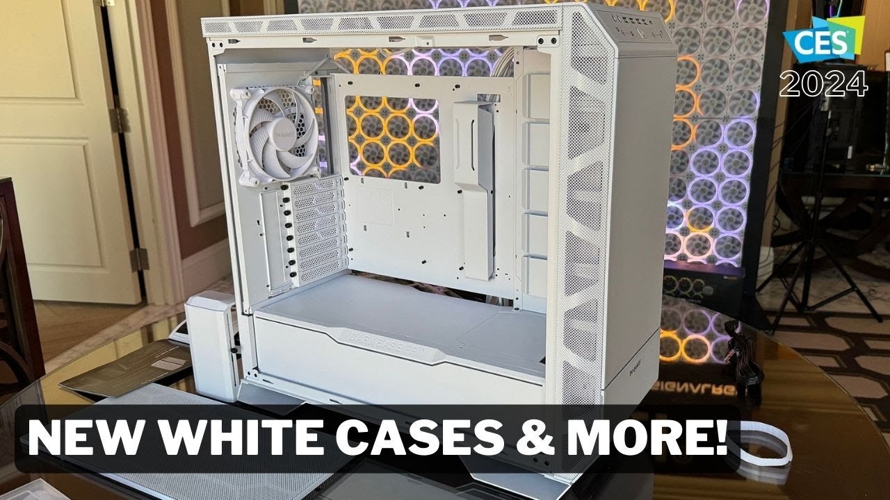 CES 2024 - be quiet! Is Bringing All-White Cases & Fans!