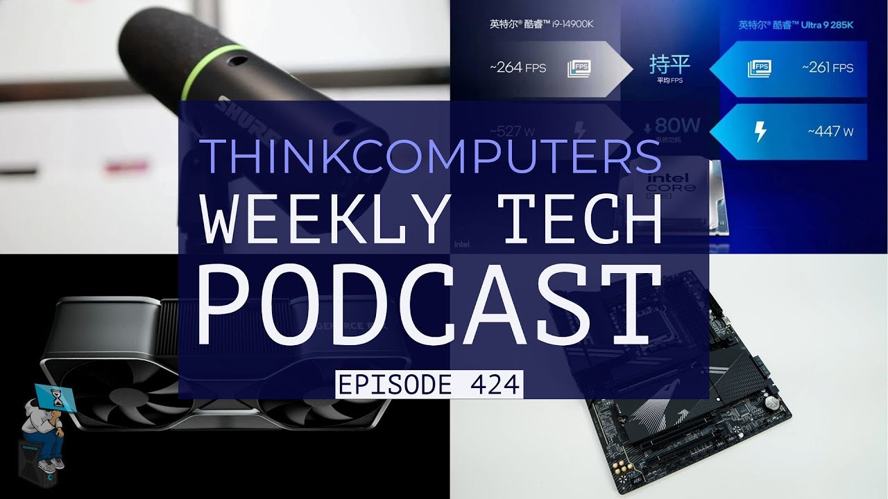 ThinkComputers Podcast #424 - RTX 50 Series Detailed, X870 Motherboard, Ryzen 9000X3D & More!
