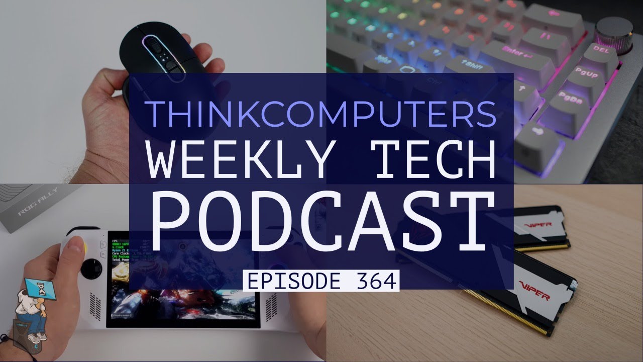 ThinkComputers Podcast #364 - ASUS & AMD EXPO, 65% Keyboard, New Amazon Devices & More!