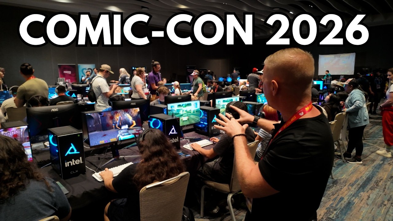 We Found a Full On LAN Party and Some PC Hardware at San Diego Comic-Con!