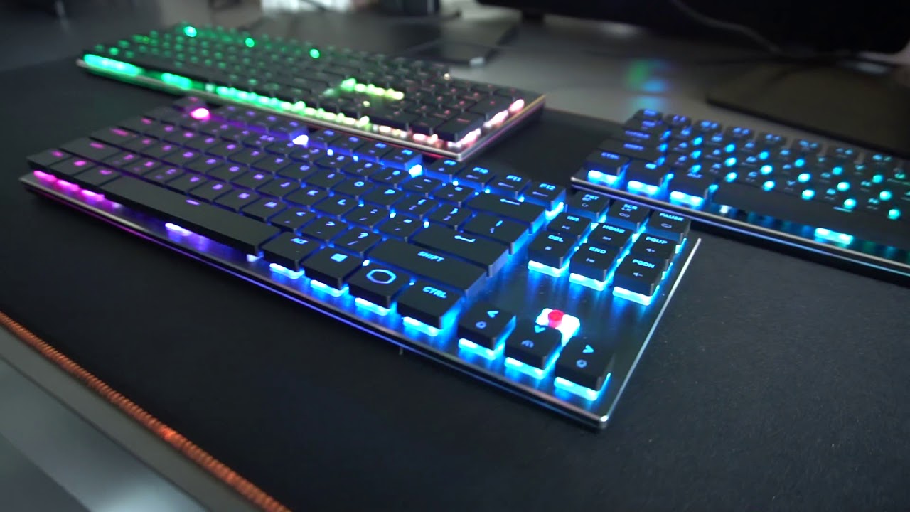 CES 2019: Cooler Master SK Wireless Low-Profile Keyboards