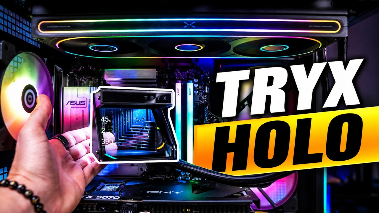 TRYX HOLO Review: The CPU Cooler With a Holographic Display