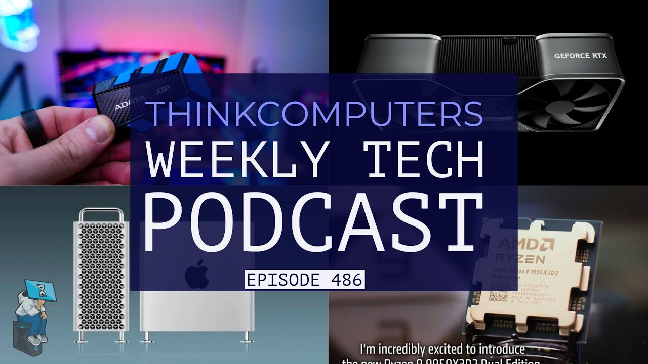 ThinkComputers Podcast #486 - ADATA SD820, RTX 60 Series Leaks, DDR5 Stabilizing & More!