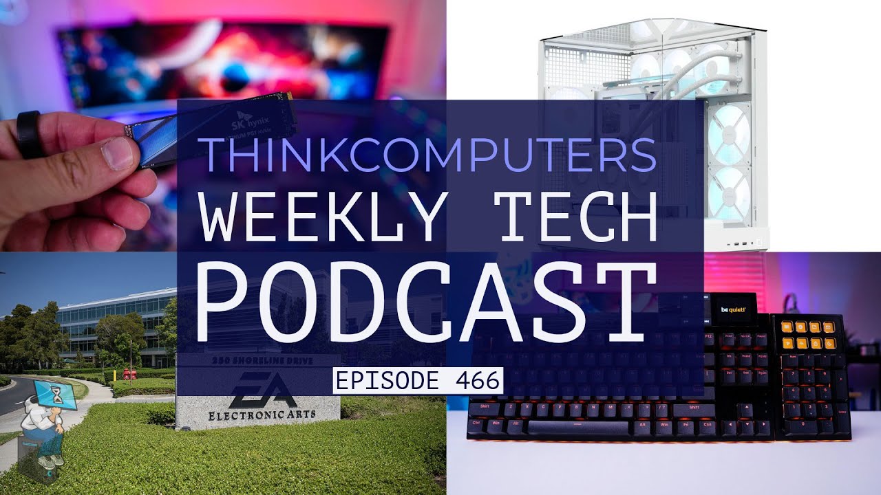 ThinkComputers Podcast #466 - Quiet Keyboard, EA Going Private, APNX V2 Case & More!