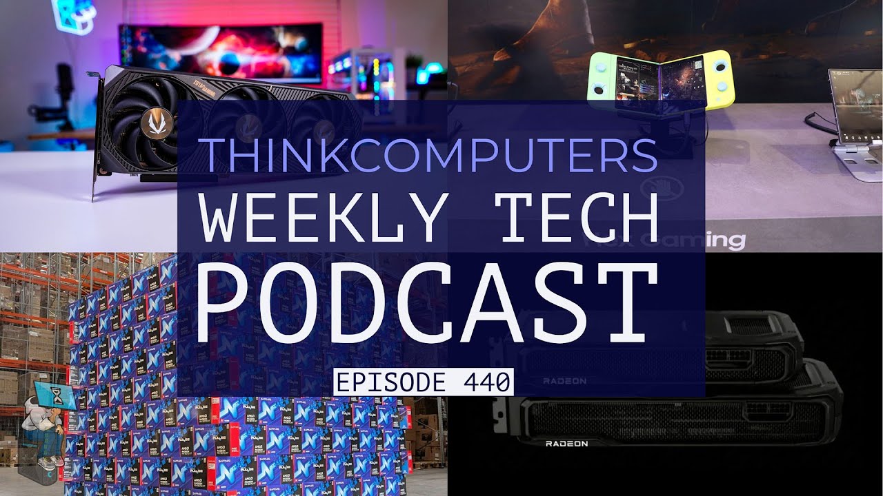 ThinkComputers Podcast #440 - RTX 5070 vs RX 9070 XT, Foldable Handheld & More!
