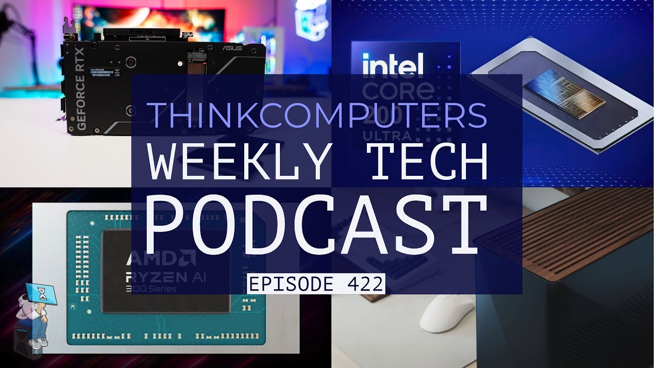 ThinkComputers Podcast #422 - GPU with a M.2 Slot, Arrow Lake Details, New Keyboards & More!