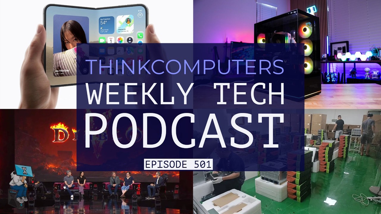 ThinkComputers Podcast #501 - RTX 5090 Price is INSANE, iPhone Duo, BlizzCon & More!