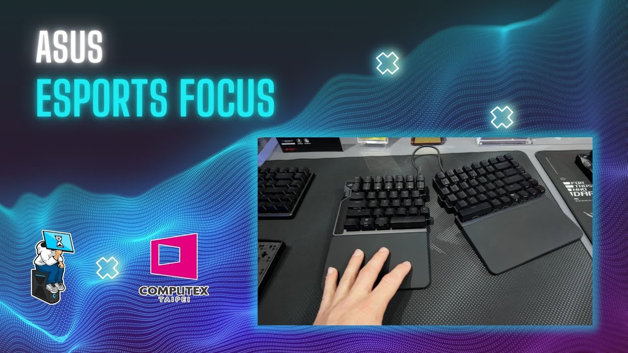 ASUS at Computex 2025: Split Keyboard, 610 Hz Monitor, eGPU Dock & More!
