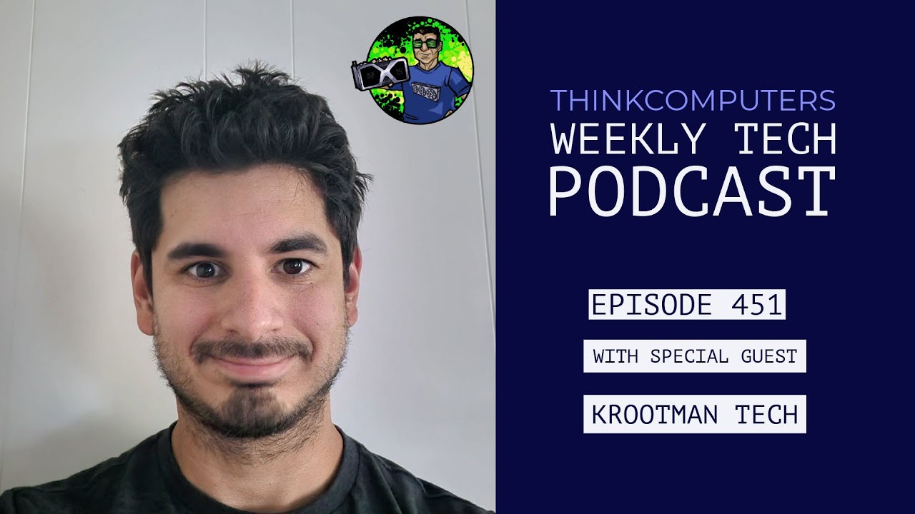 ThinkComputers Podcast #451 – Xbox Handheld, NVIDIA Gains Market Share & More w/ Kr00tman Tech!