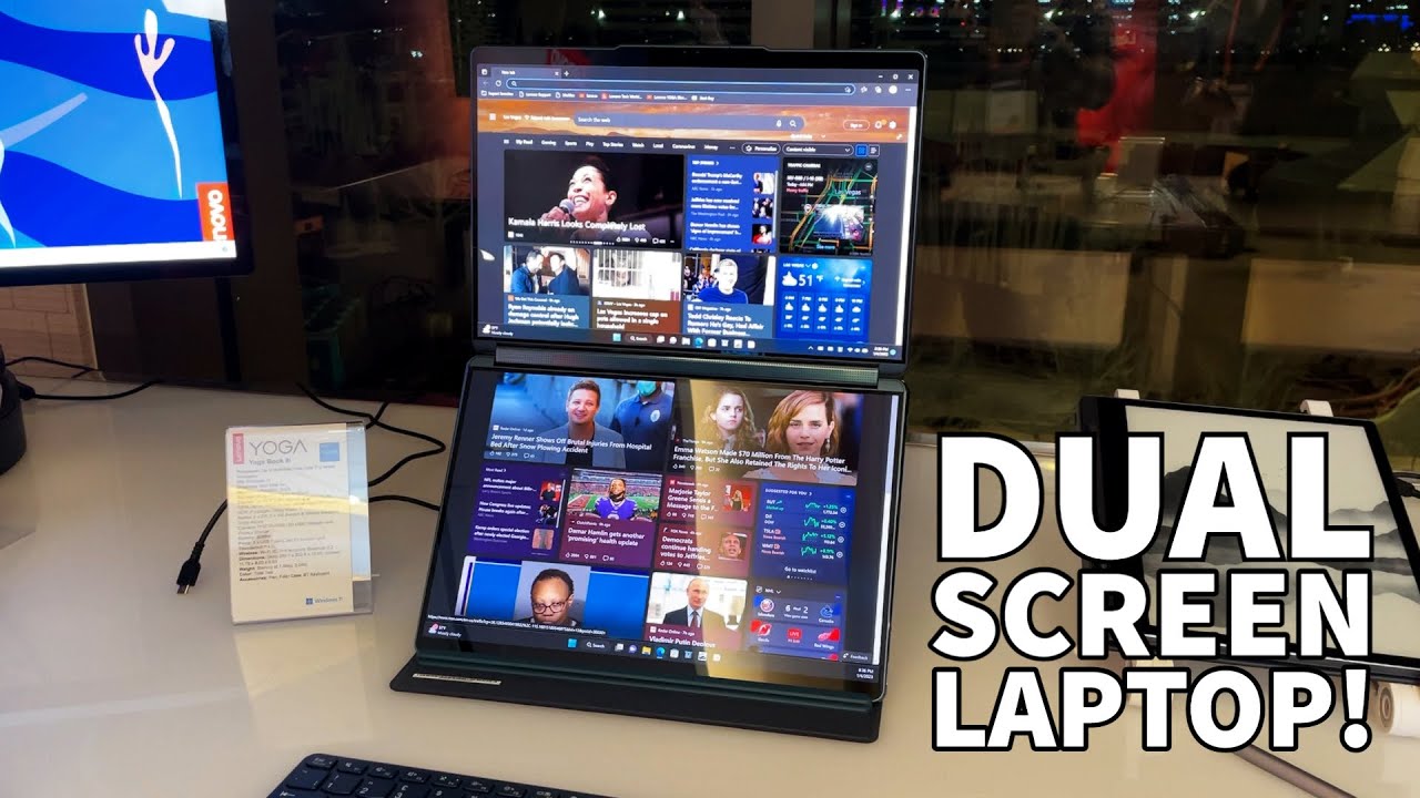 Lenovo Shows Off Dual-Screen Yoga Book 9i at CES 2023