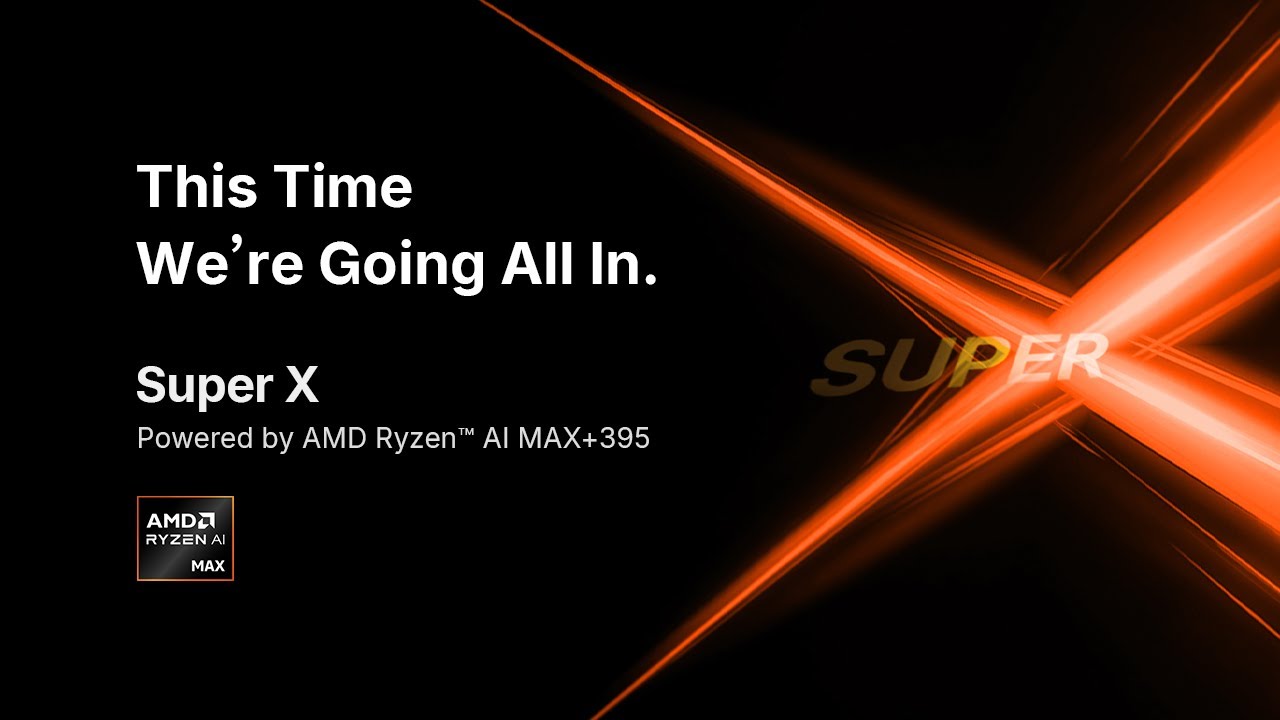 ONEXPLAYER SuperX – AMD Ryzen AI MAX+395 Power Meets 2.8K AMOLED Brilliance