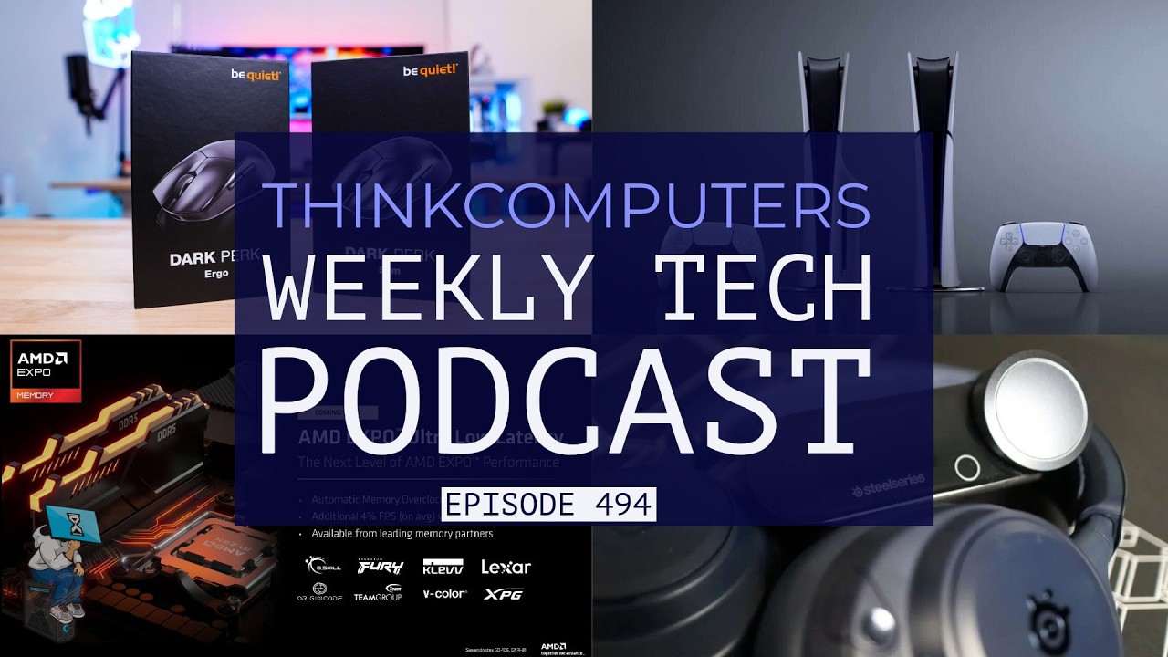 ThinkComputers Podcast #494 - SteelSeries Headset, PC Prices Goes Up, No More Physical Media & More!