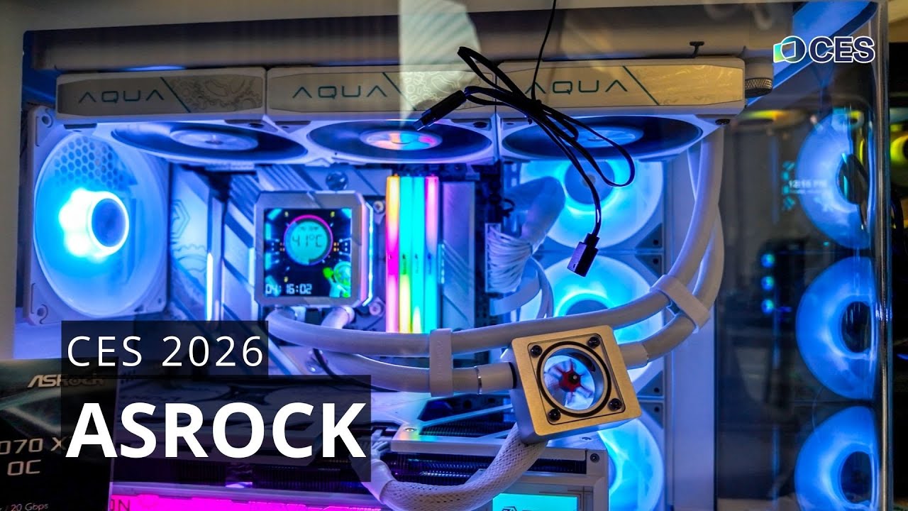 ASRock Now Makes Liquid CPU Coolers! CES 2026 Suite Tour!