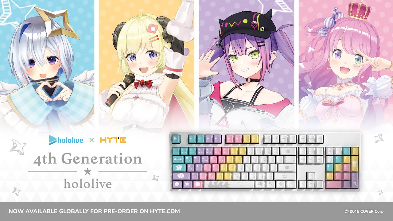 [NEW] HYTE x hololive Gen 4 Key Cap Set